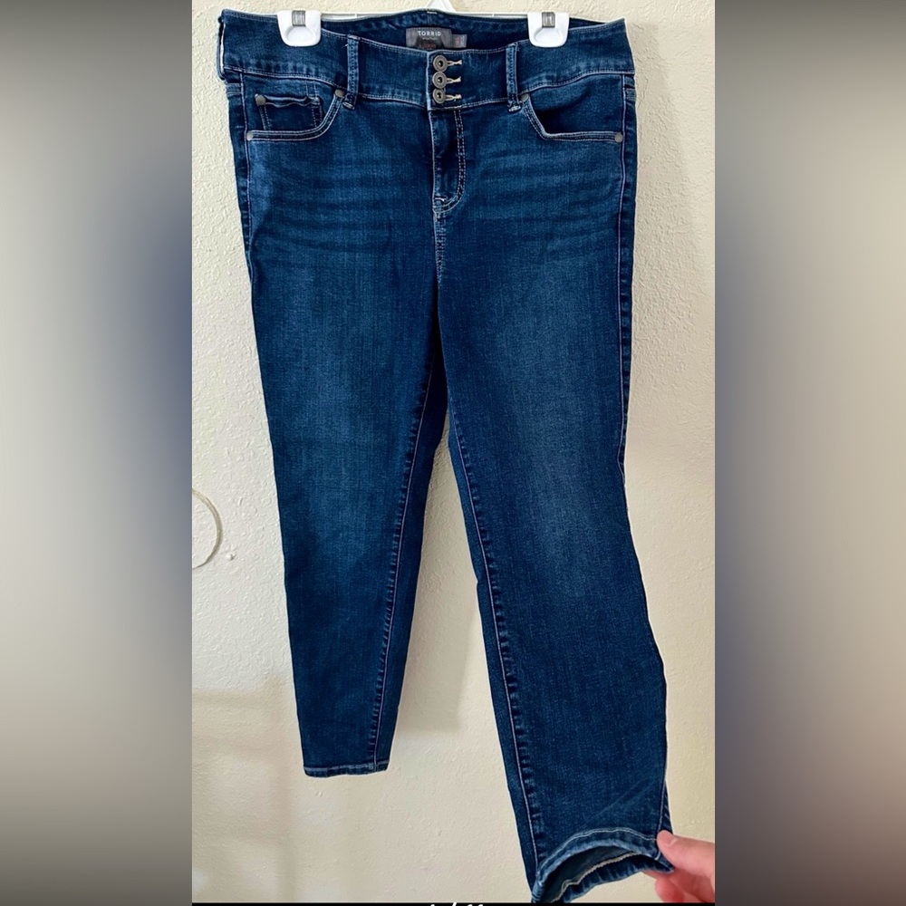 SZ 16S Torrid Jegging Skinny Super Soft High-Rise Jean - Dark Blue